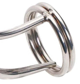 Dual Ringed Cock Trap Male Chastity